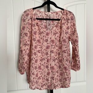 Como Vintage Floral Blouse